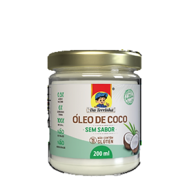 ÓLEO DE COCO DA TERRINHA SEM SABOR 200ML